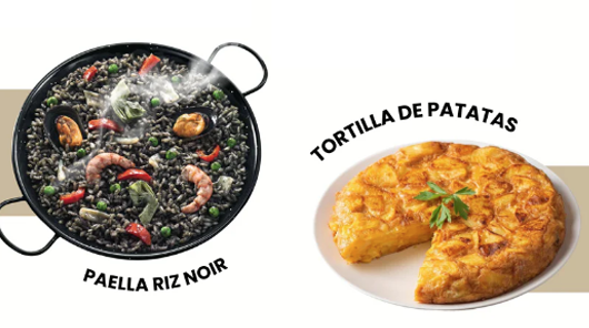 DUO PAELLA MARISCO + TORTILLA DE PATATAS